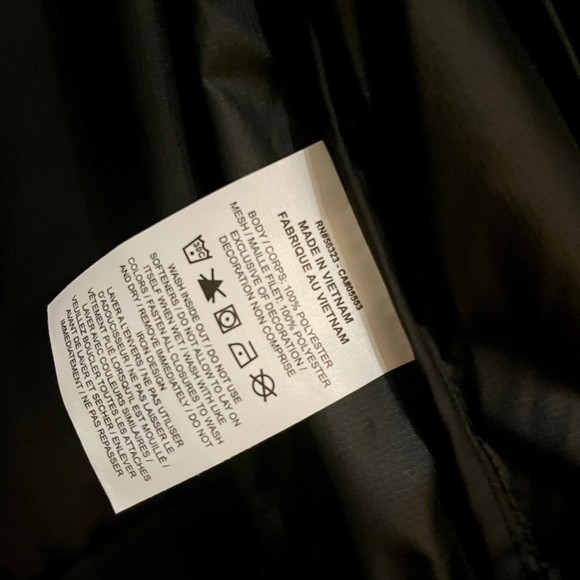 Nike Junior (L) Black & White Windbreaker Jacket - Picture 5 of 10